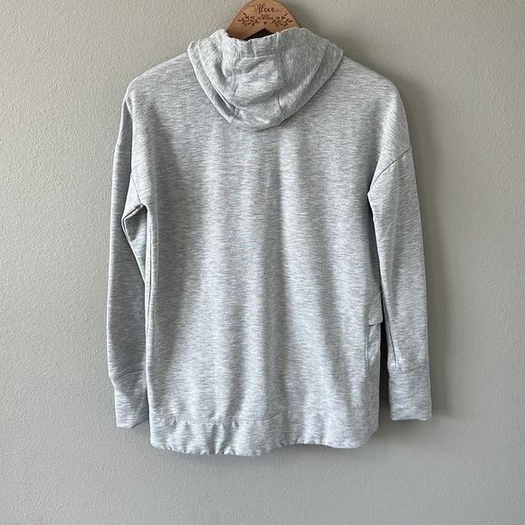 Yogalicious Gray Cowl Neck Hooded Women's Sweatshirt Size Small - Picture 11 of 16